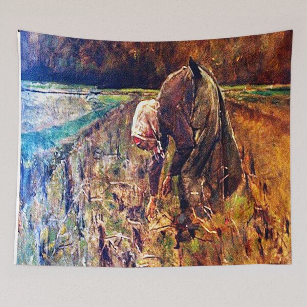 Item preview, Max Liebermann Weimar Schlossmuseum Kartoffelsammlerin designed and sold by MARWA-STORE.