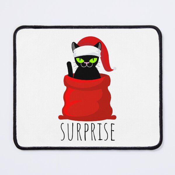 Item preview, Surprise, funny  grumpy christmas cat designed and sold by reka88.