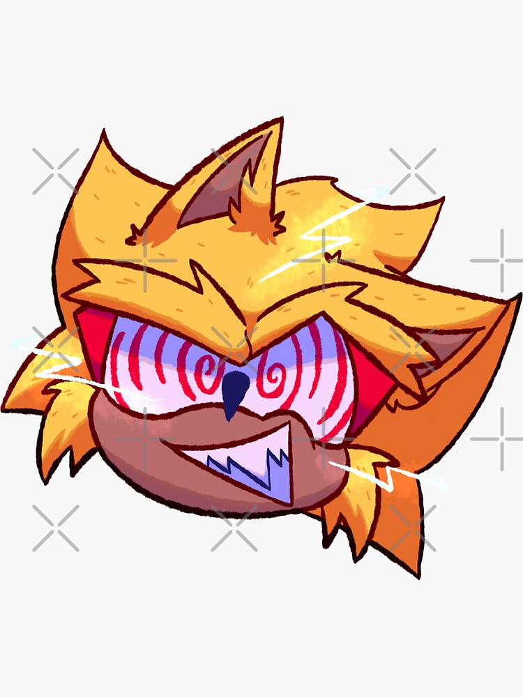 Fleetway Super Sonic Headshot Sticker for Sale by PH4NT4SM