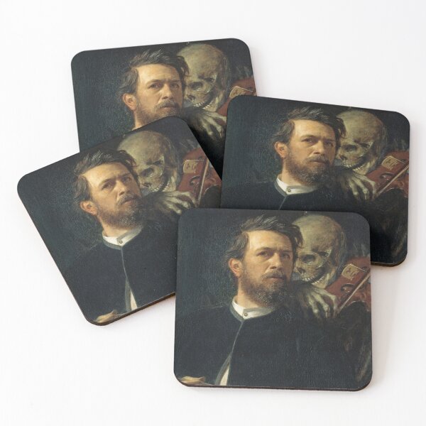 Item preview, Self-portrait with Fiddling Death designed and sold by Twisted Wick.