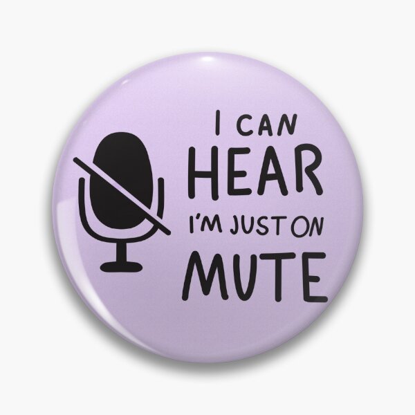Item preview, Non Verbal I can HEAR im just on MUTE -lilac designed and sold by PocketPuzzle.