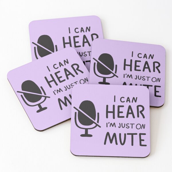 Item preview, Non Verbal I can HEAR im just on MUTE -lilac designed and sold by PocketPuzzle.