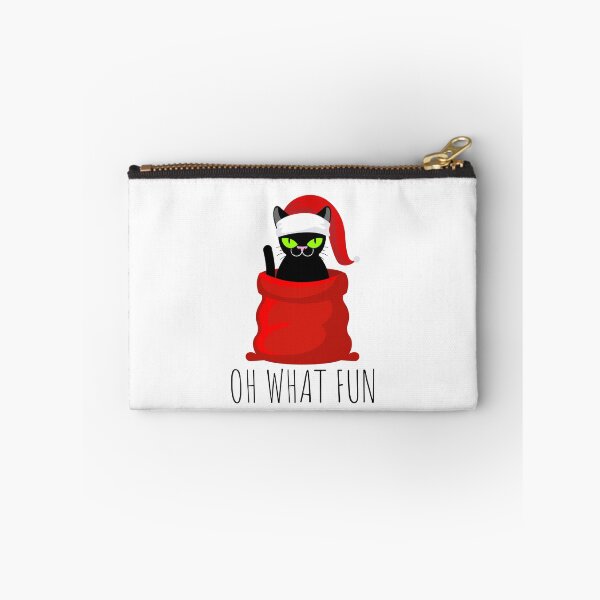 Item preview, Oh what fun, funny grumpy christmas cat designed and sold by reka88.