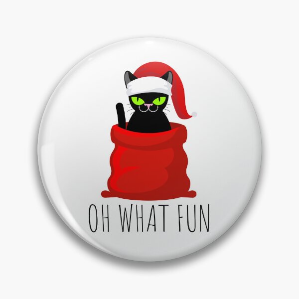Item preview, Oh what fun, funny grumpy christmas cat designed and sold by reka88.