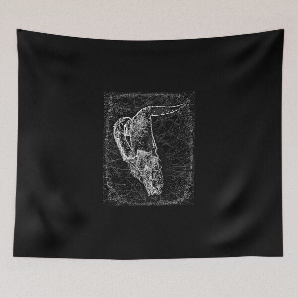 Item preview, Dark Goat Stamped Design - Black metal inspired designed and sold by Soundpups.
