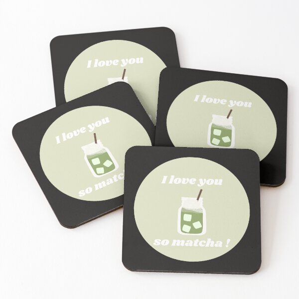 Item preview, I Love you so matcha designed and sold by ArtAndDesignA.