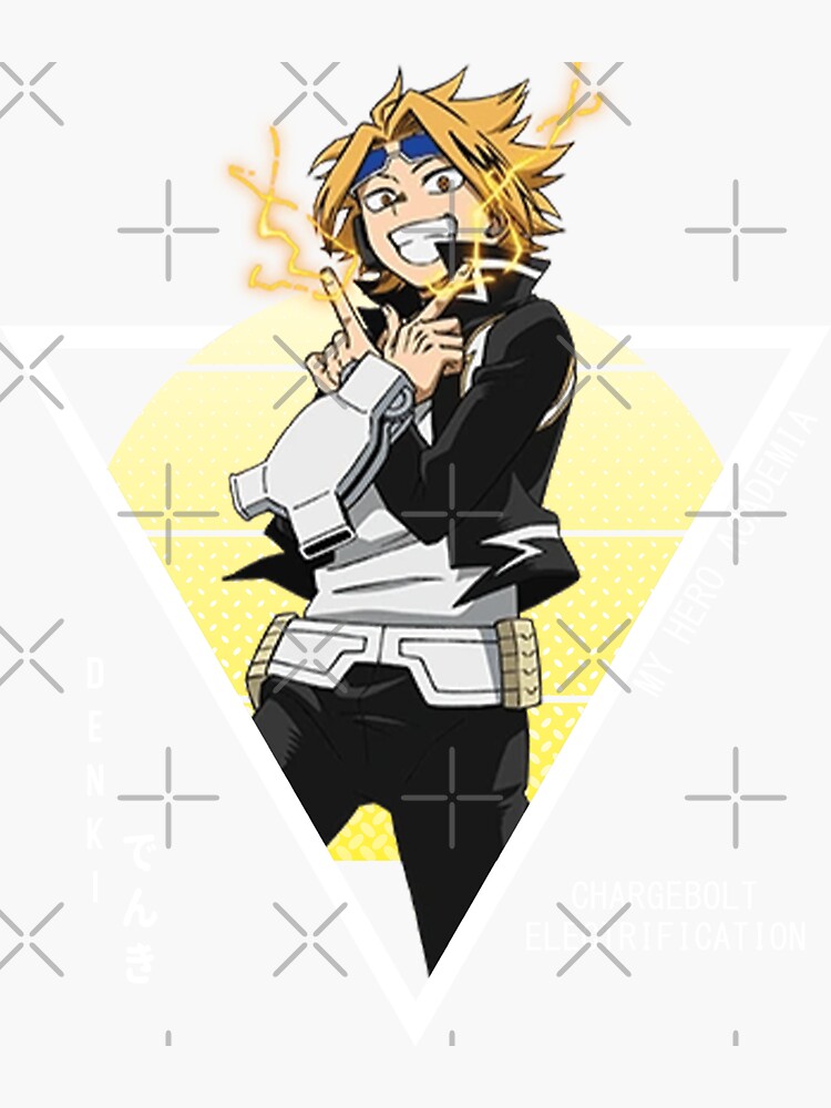 "Chargebolt Denki Kaminari かみなり| My Hero Academia" Sticker For Sale By ...