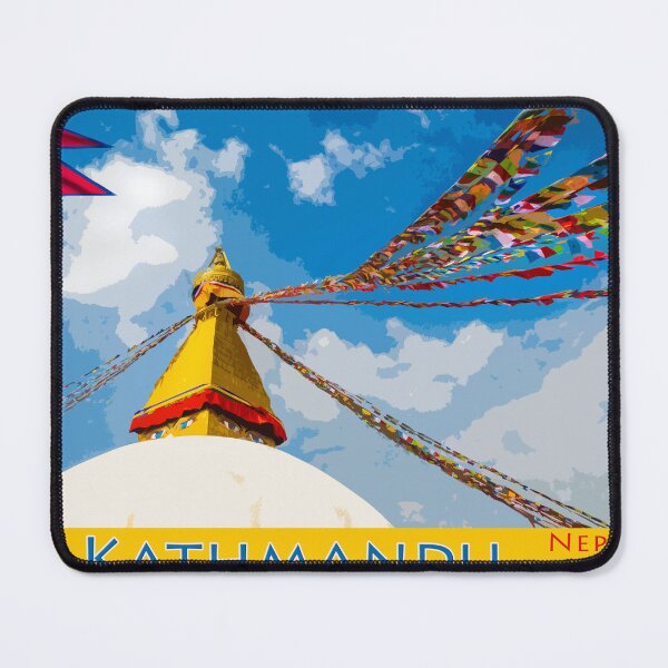 Item preview, visit Kathmandu poster designed and sold by Geoff Shoults.
