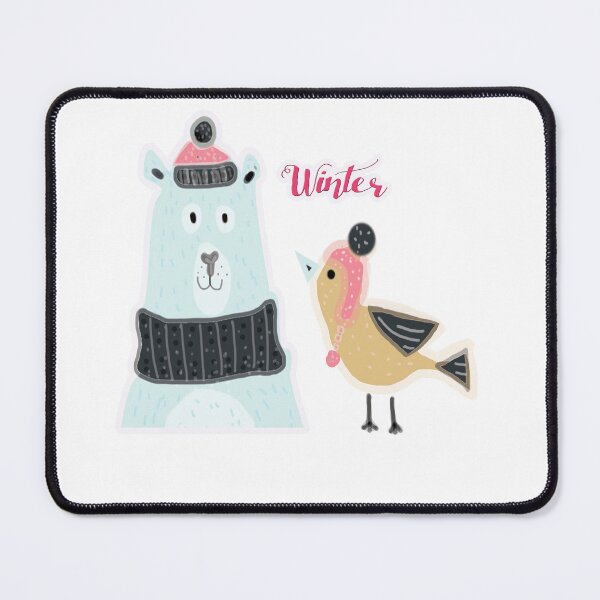 Item preview, winter friends designed and sold by LaGabyGaArts.