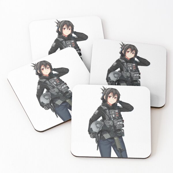 Item preview, Military Anime Girl  designed and sold by kittiescuties.