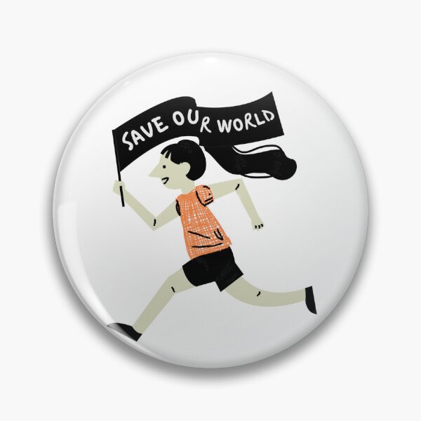 Item preview, Save our world running girl designed and sold by Beautyqueens Beautys.