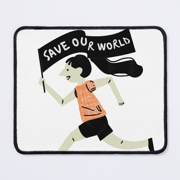 Item preview, Save our world running girl designed and sold by Beautyqueens Beautys.