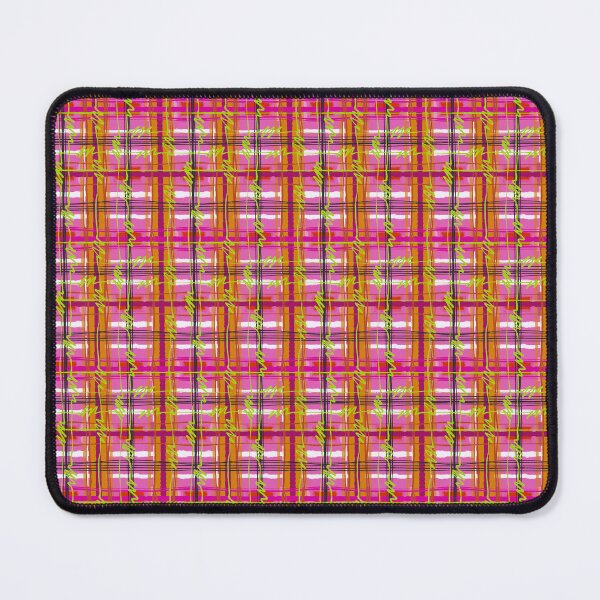 Item preview, Orange and Pink - Lesbian Pride Punk Plaid Tiling Design designed and sold by SnowAfterFyre.