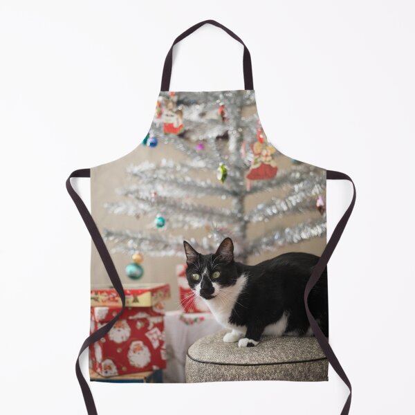 Item preview, Mid-Century Christmas Cat designed and sold by katevernaphoto.