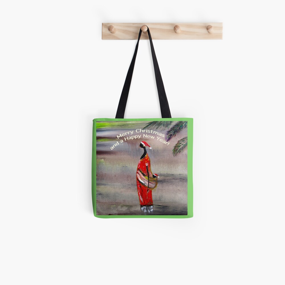 Funny Christmas design. Ghana Xmas Tote Bag