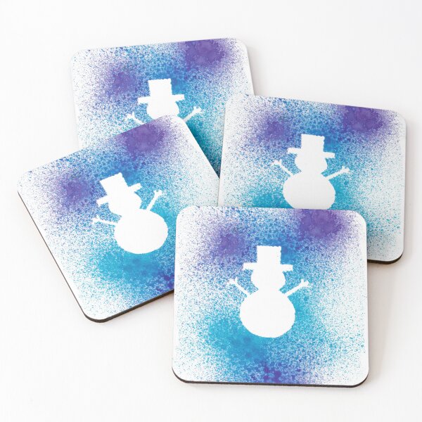 Item preview, Ink Splatter Snowman Silhouette designed and sold by Sketchypenface.