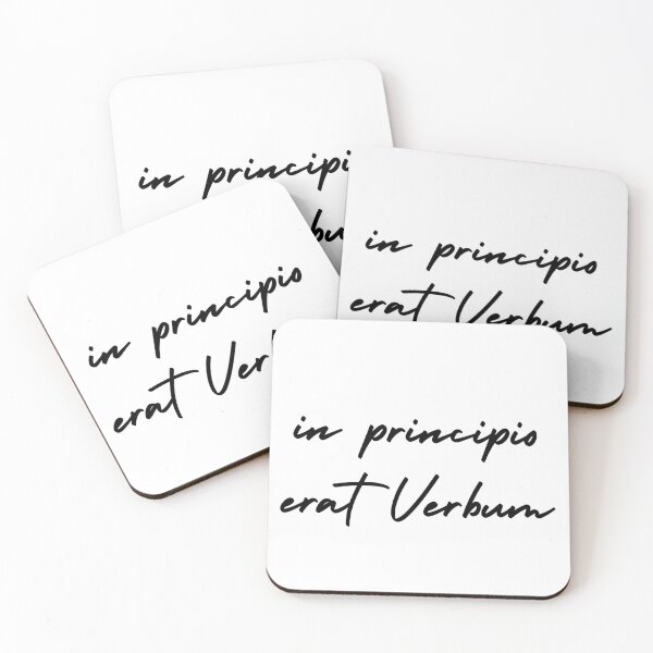 Item preview, In principio erat verbum bible book john chapter 1 latin designed and sold by natalisdesign.