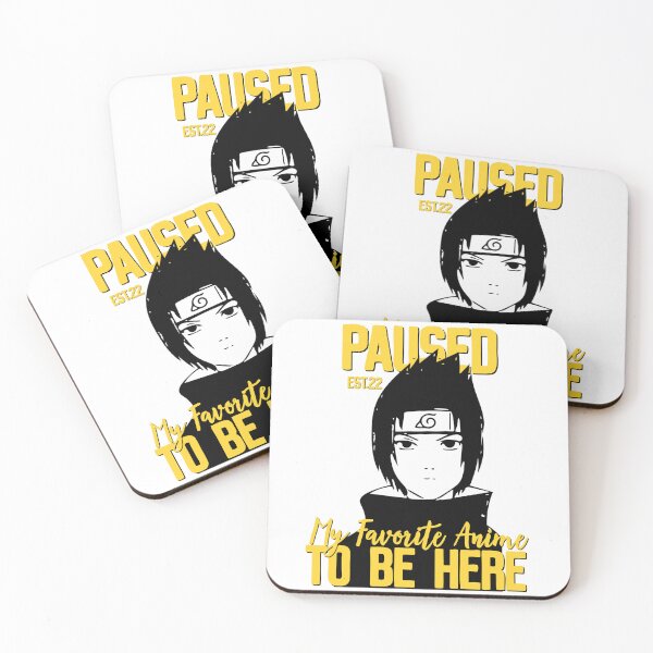 Item preview, PAUSED MY FAVORITE ANIME TO BE HERE designed and sold by GAADesignz.