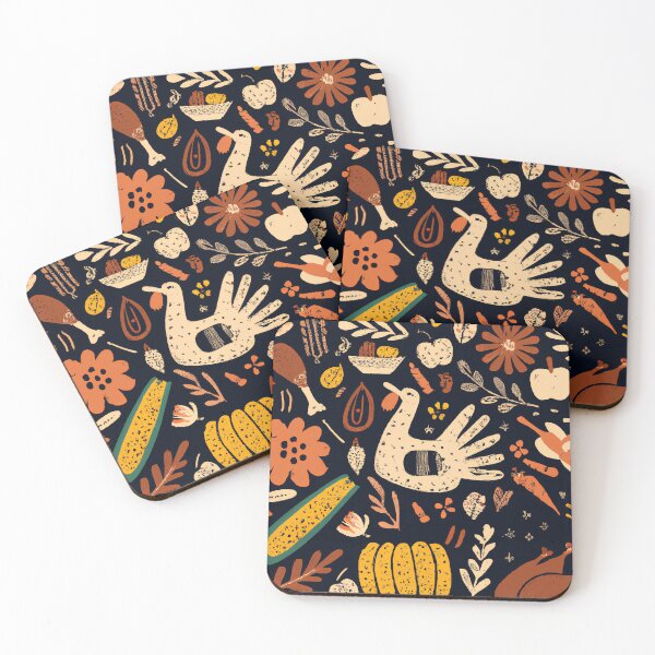 Item preview, Thanksgiving Folk Art designed and sold by LeefsArt.