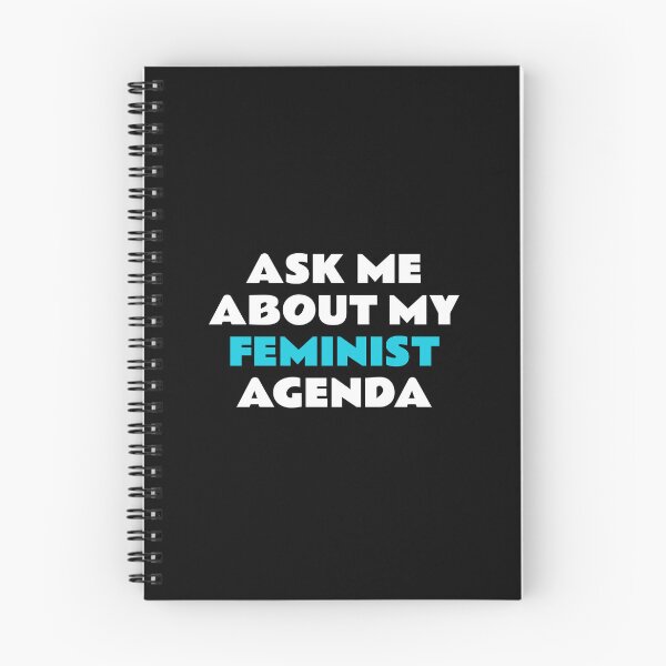 Item preview, ASK ME ABOUT MY FEMINIST AGENDA  designed and sold by Inspirationmotivation.