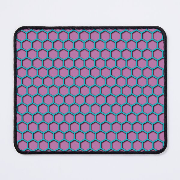 Item preview, Hyacinth Turquoise Hexagon Design designed and sold by debmund.