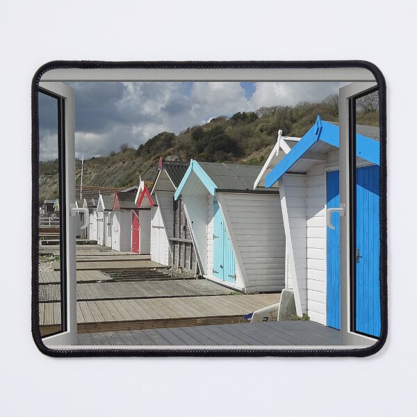 Item preview, Beach Huts Through The Window designed and sold by PeteRide.