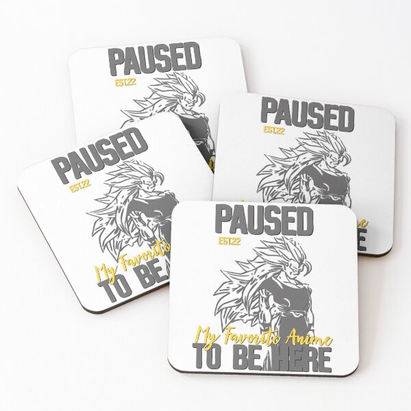 Item preview, PAUSED MY FAVORITE ANIME TO BE HERE designed and sold by GAADesignz.