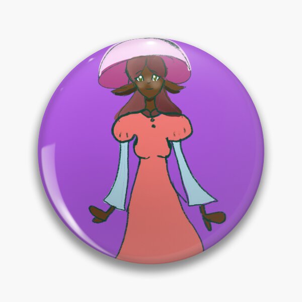 Item preview, Firbolg Woman in a Peach Dress Portrait - TTRPG designed and sold by jolabrese.