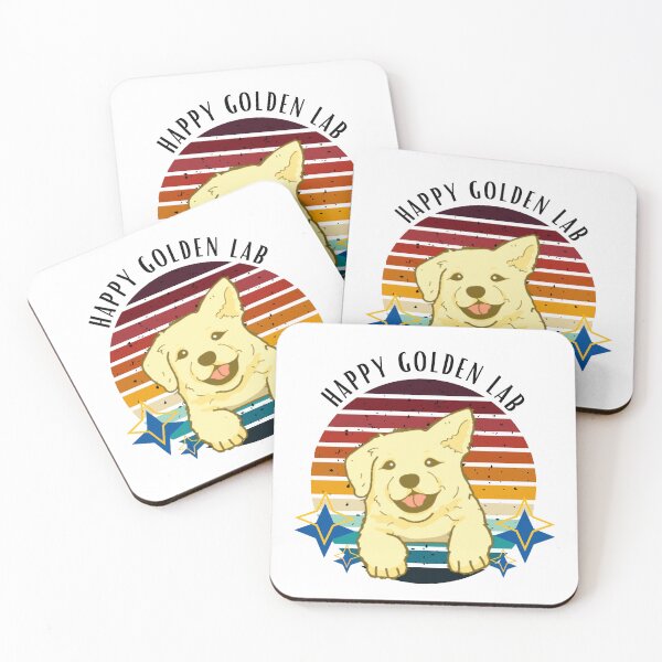 Item preview, Happy golden lab designed and sold by The Love Quill.
