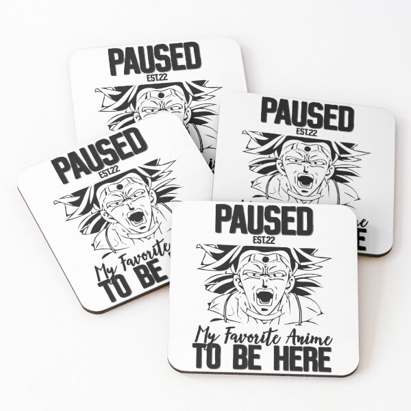Item preview, PAUSED MY FAVORITE ANIME TO BE HERE designed and sold by GAADesignz.