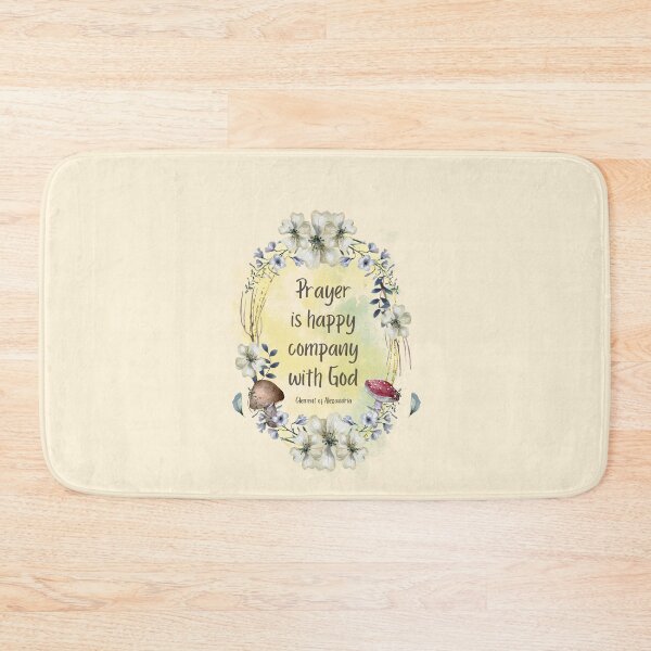 Item preview, Quotes of the Saints - Prayer is happy company with God - Clement of Alexandria designed and sold by THEARESTON.