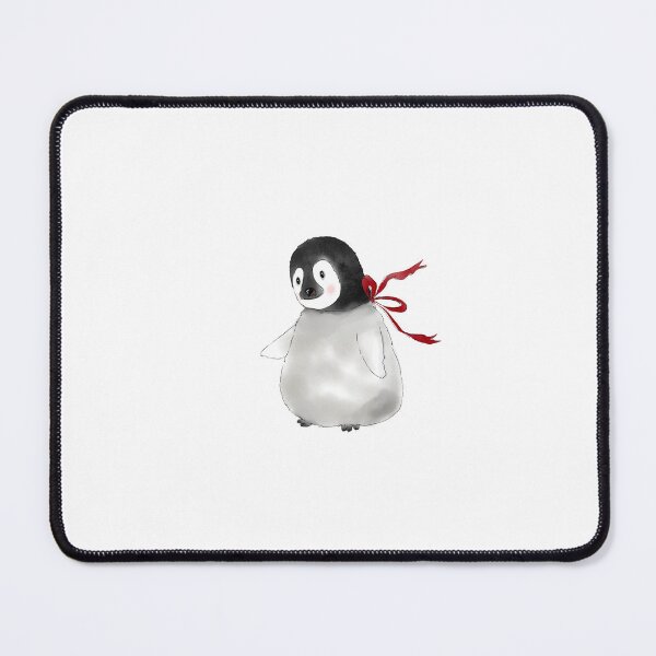 Item preview, Baby Penguin with Red Ribbon designed and sold by JAFStudio.