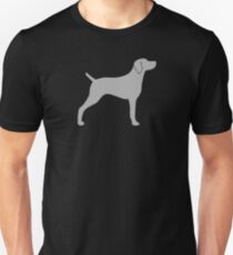 Camiseta unisex Silueta Weimaraner (s)