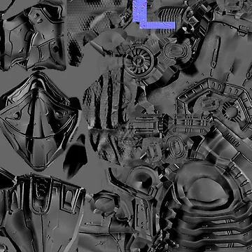 Artwork thumbnail, Normal Map by Bob Bicknell-Knight