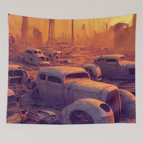 Item preview, Hot Rod in a Postapocalyptic World, a perfect gift for all American Hot Rod fans #19 designed and sold by RodZnRoll.