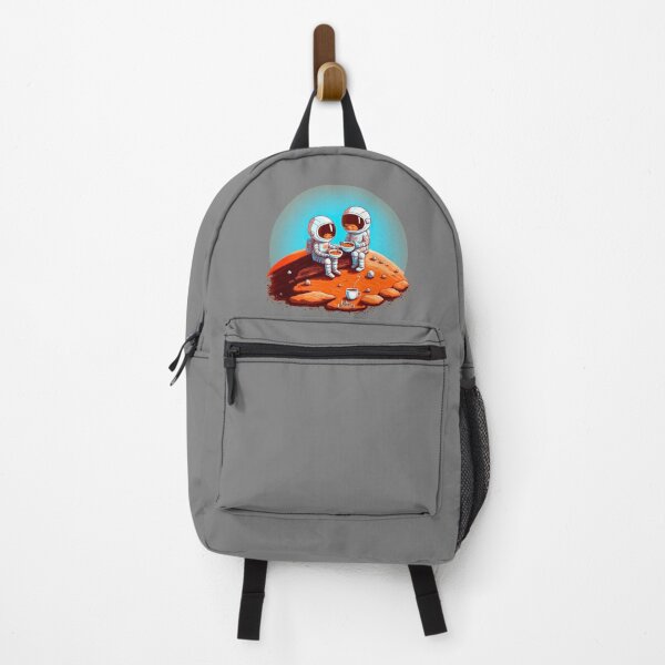 Item preview, Cute Astronauts drinking coffee on Mars designed and sold by extraordinar-ia.