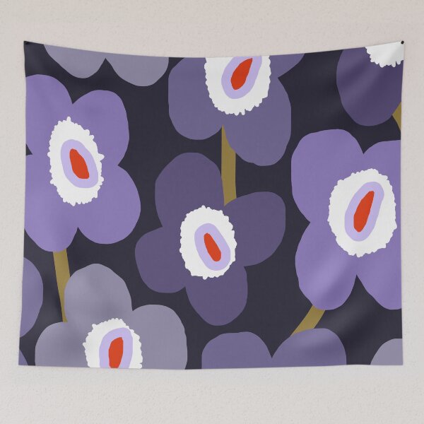 Item preview, Iconic Scandi Garden in Gradient Purple and Orange designed and sold by Deutschic.