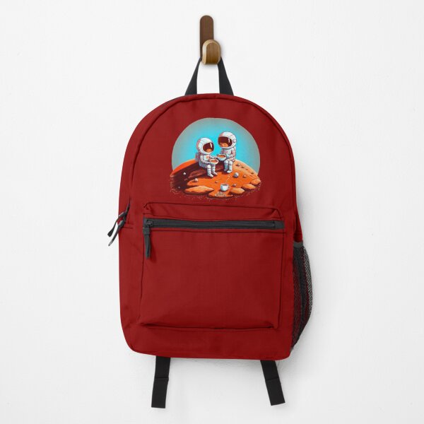Item preview, Cute Astronauts drinking coffee on Mars designed and sold by extraordinar-ia.