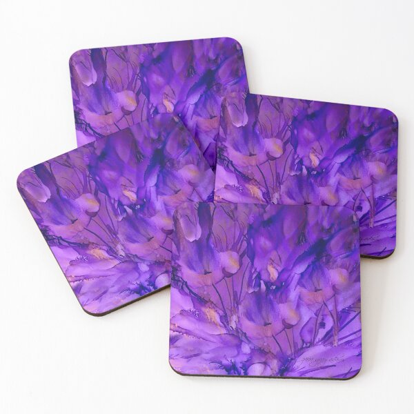 Item preview, Purple Fantasy Flowers designed and sold by Jana M Gray.