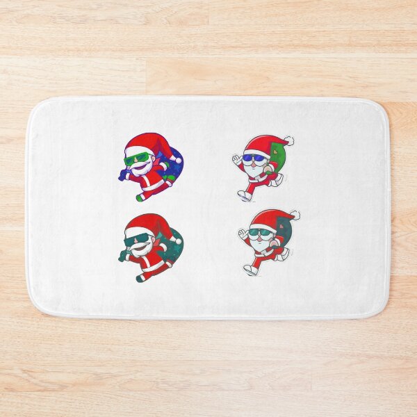 Item preview, Funny Santa Running Christmas Pack Christmas Approaching designed and sold by CandyDroidMerch.