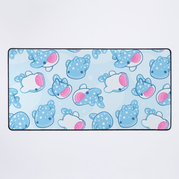 Item preview, Ocean Blue Kawaii Whale Sharks designed and sold by evybenita.