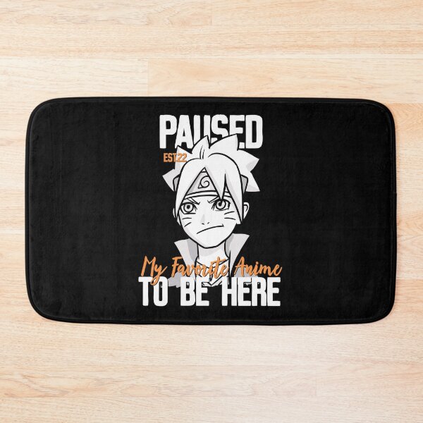 Item preview, PAUSED MY FAVORITE ANIME TO BE HERE designed and sold by GAADesignz.