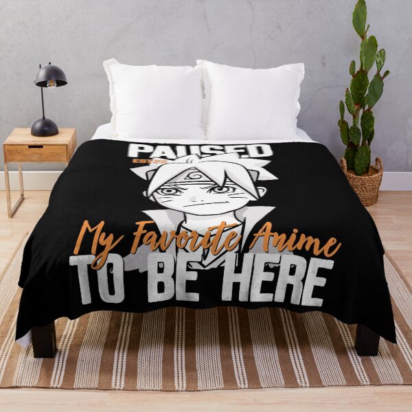 Item preview, PAUSED MY FAVORITE ANIME TO BE HERE designed and sold by GAADesignz.