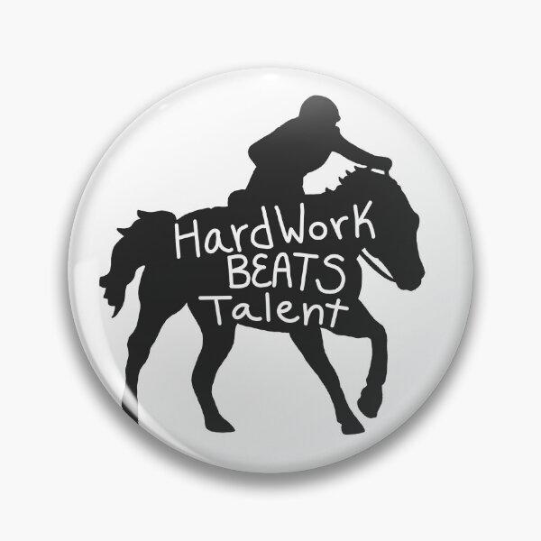 Item preview, Hard Work Beats Talent Barrel Racer designed and sold by thepunchypoodle.