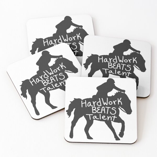Item preview, Hard Work Beats Talent Barrel Racer designed and sold by thepunchypoodle.