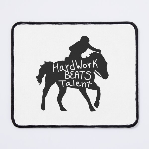 Item preview, Hard Work Beats Talent Barrel Racer designed and sold by thepunchypoodle.
