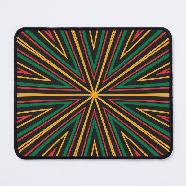 Item preview, Barcode Sunburst Square (Rasta Colours) designed and sold by John Uttley.