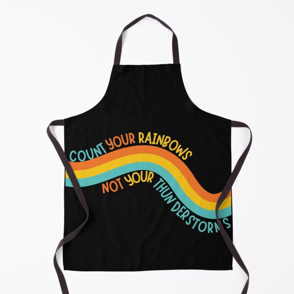 Item preview, Positive quote - count your rainbows not your thunderstorms  designed and sold by yoshra.