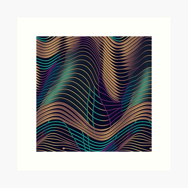 Item preview, Digital Waves designed and sold by BraveFellow.