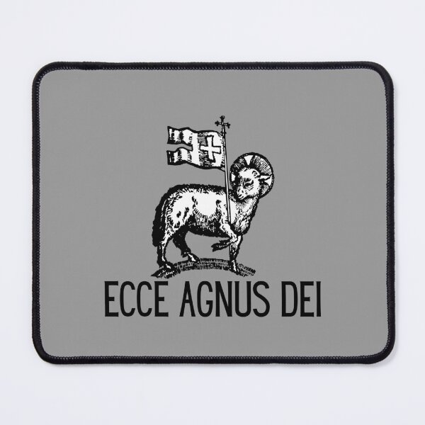 Item preview, Ecce Agnus Dei catholic latin phrase designed and sold by natalisdesign.